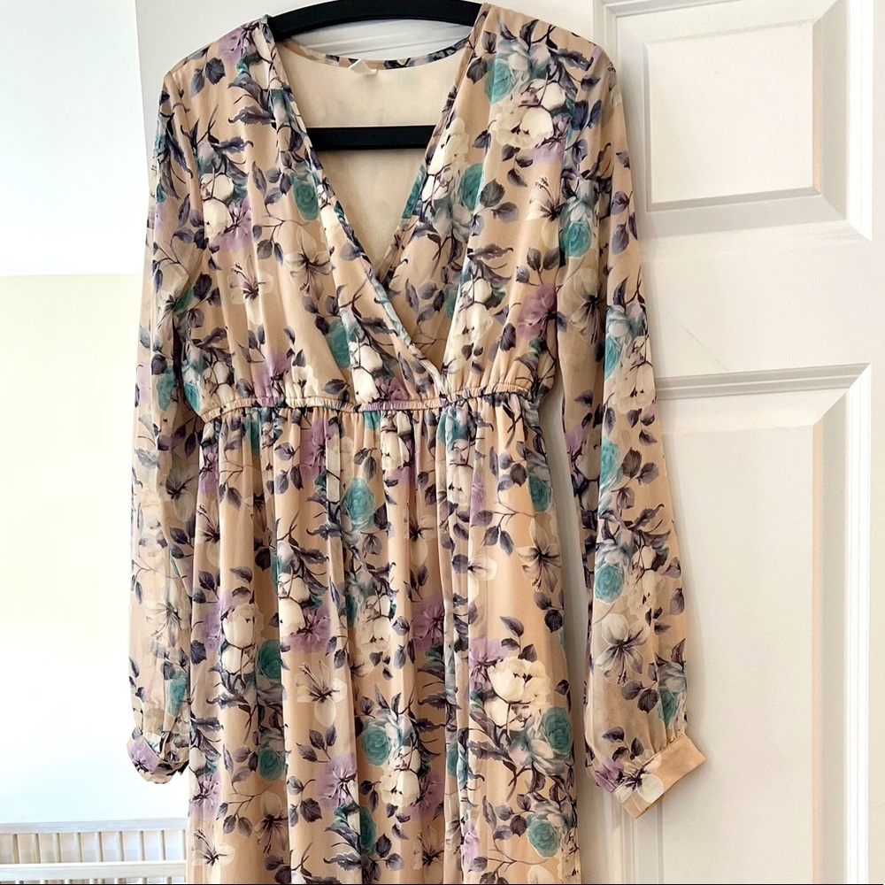 Maternity maxi dress